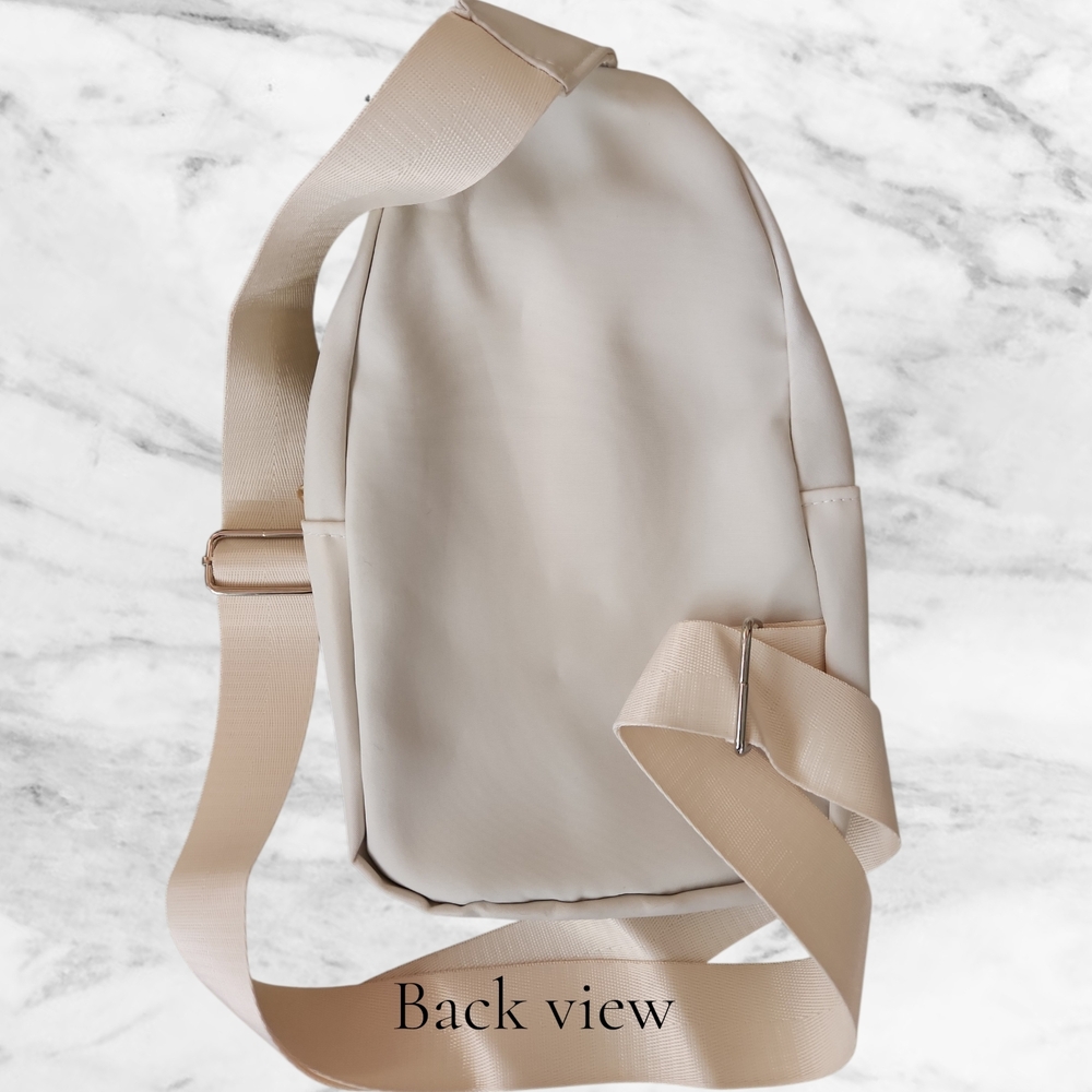 Quilted Crossbody Bag in French Vanilla - Picture 2 of 7
